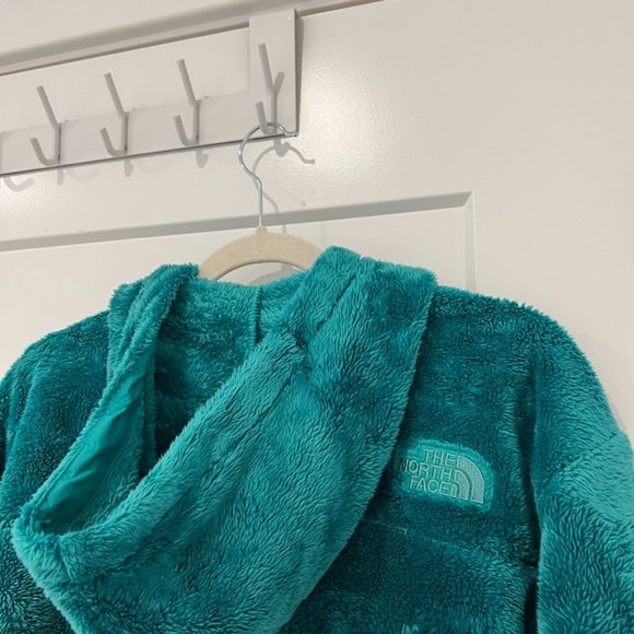 NWOT THE NORTH FACE Women's Osito ¼ Zip Hoodie, Jewel Tone Green, S - Picture 9 of 10